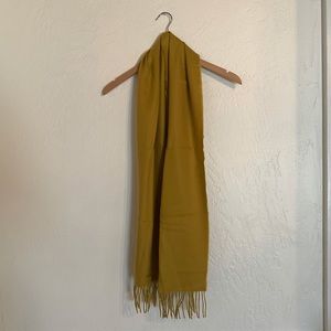 MUSTARD CASHMERE SCARF